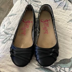 Jelly pop flat shoes